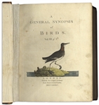 John Latham 2-Volume Set of ''A General Synopsis of Birds'' -- First Edition Published 1783-1785 With All 75 Hand-Colored Plates Present & Original Binding